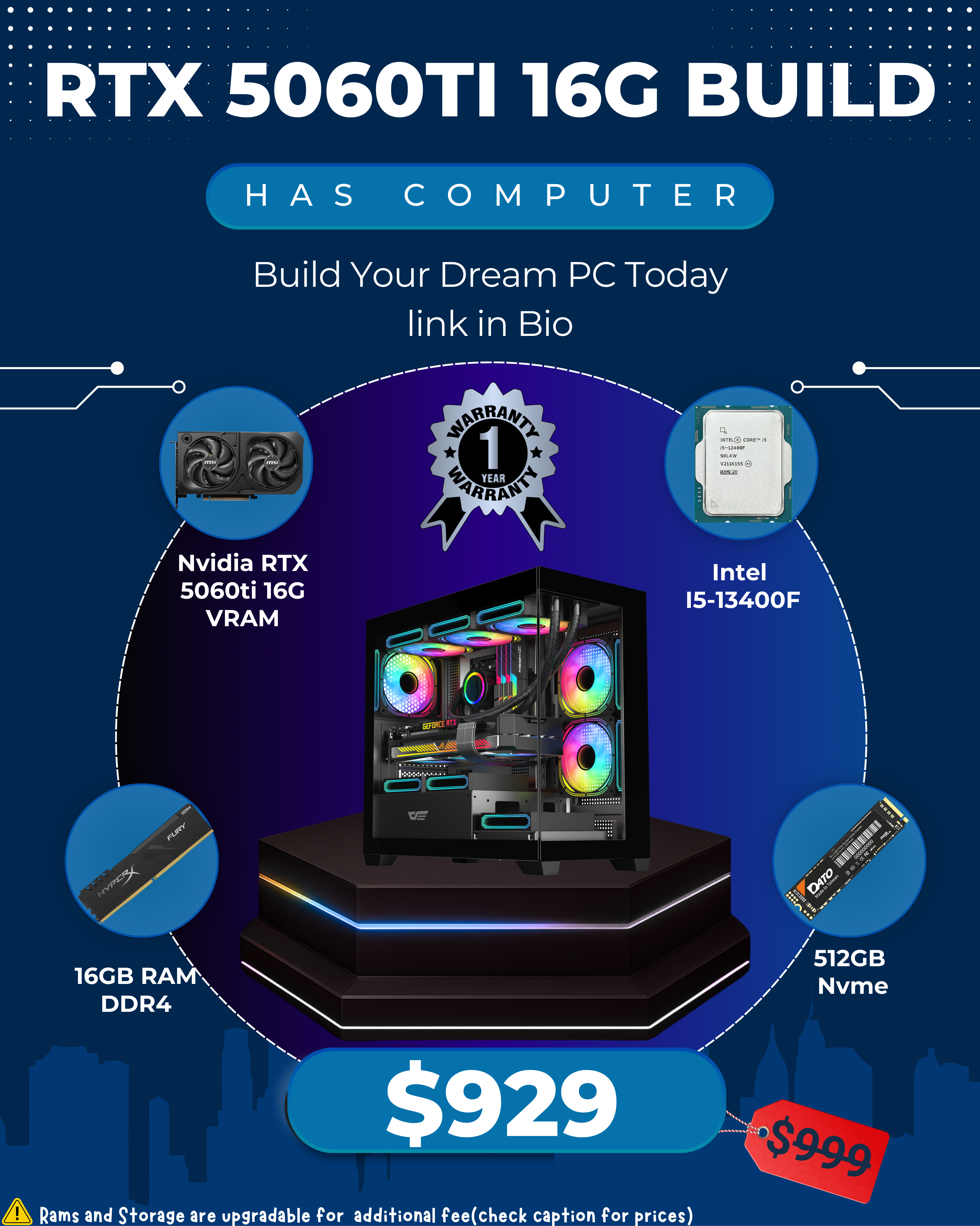 RTX 5060 ti16G Build